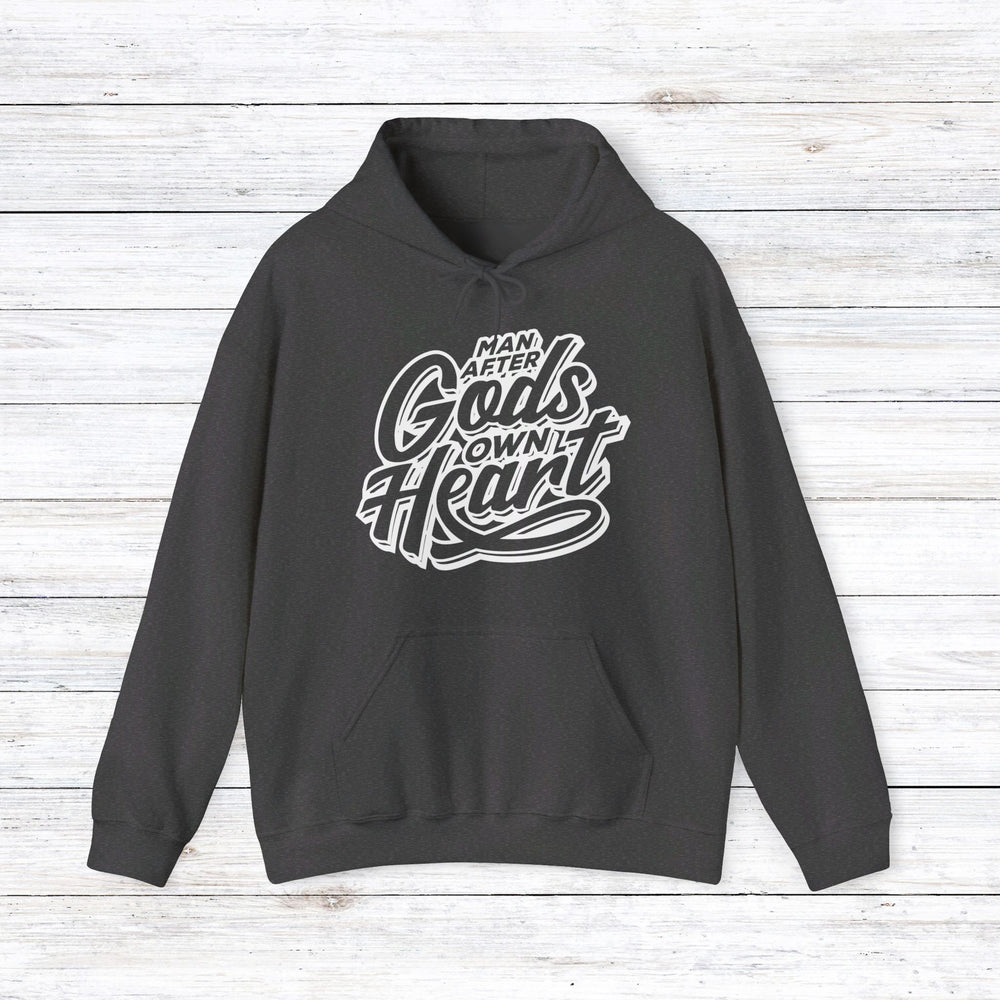 Man After God's Heart Hoodie Hoodie Dark Heather S 