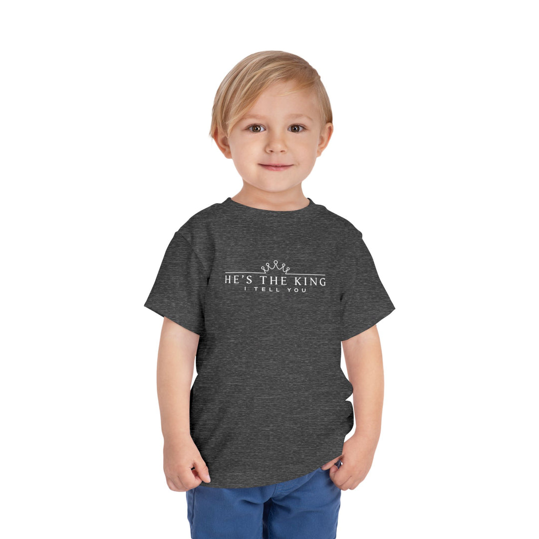 He's The King Toddler Tee Kids clothes   