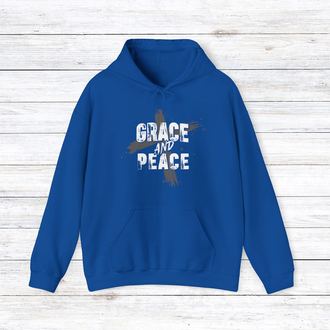 Grace and Peace Hoodie Hoodie Royal S 