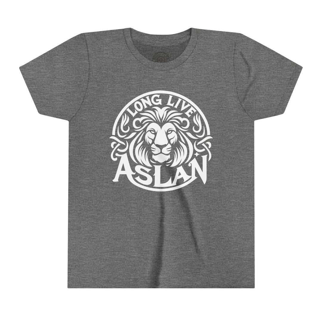 Long Live Aslan Youth T-shirt Kids clothes Deep Heather S 