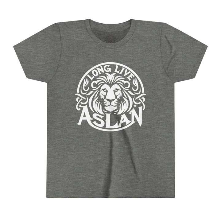 Long Live Aslan Youth T-shirt Kids clothes Deep Heather S 