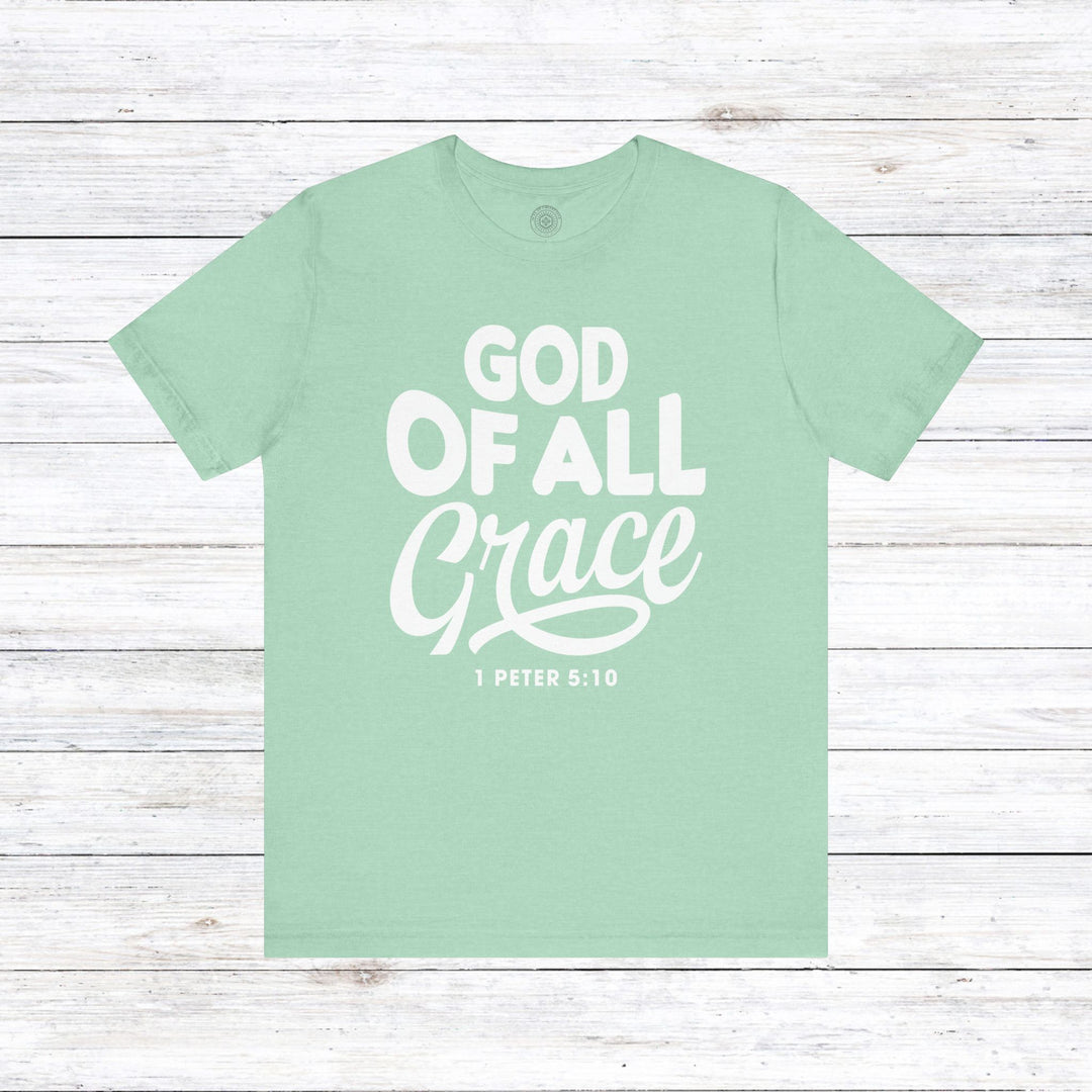 God of All Grace Unisex T-Shirt T-Shirt Heather Mint M 