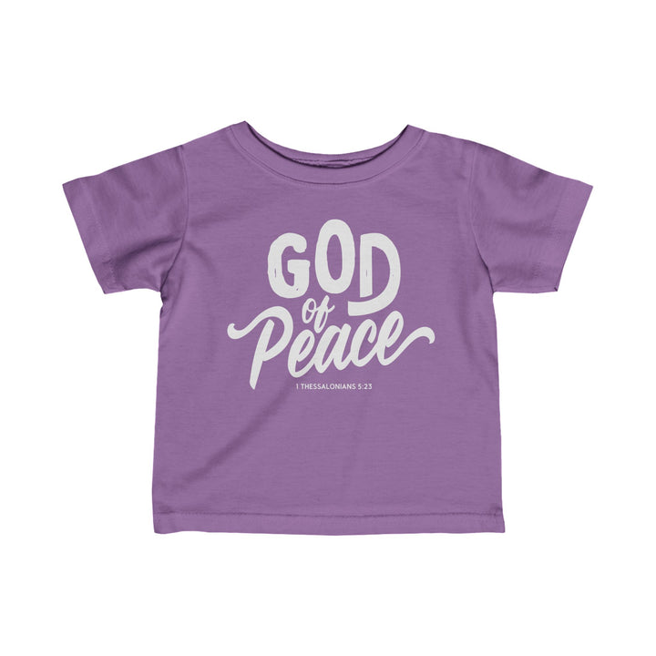 God of Peace Baby Tee Kids clothes Lavender 6M 