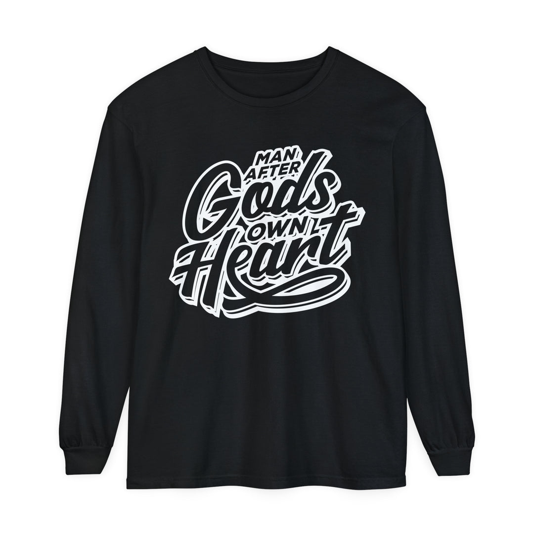 Man After God Long Sleeve Shirt Long-sleeve Black S 