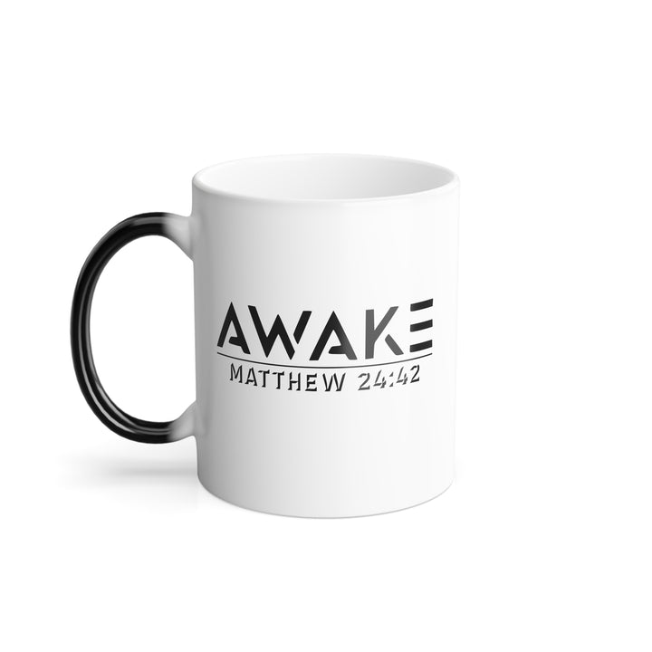 Christian Coffee Mug Awake Color Morphing Mug 11oz  