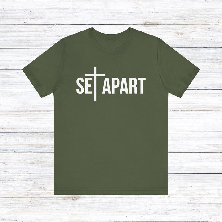 Set Apart Unisex T-Shirt T-Shirt Military Green S 