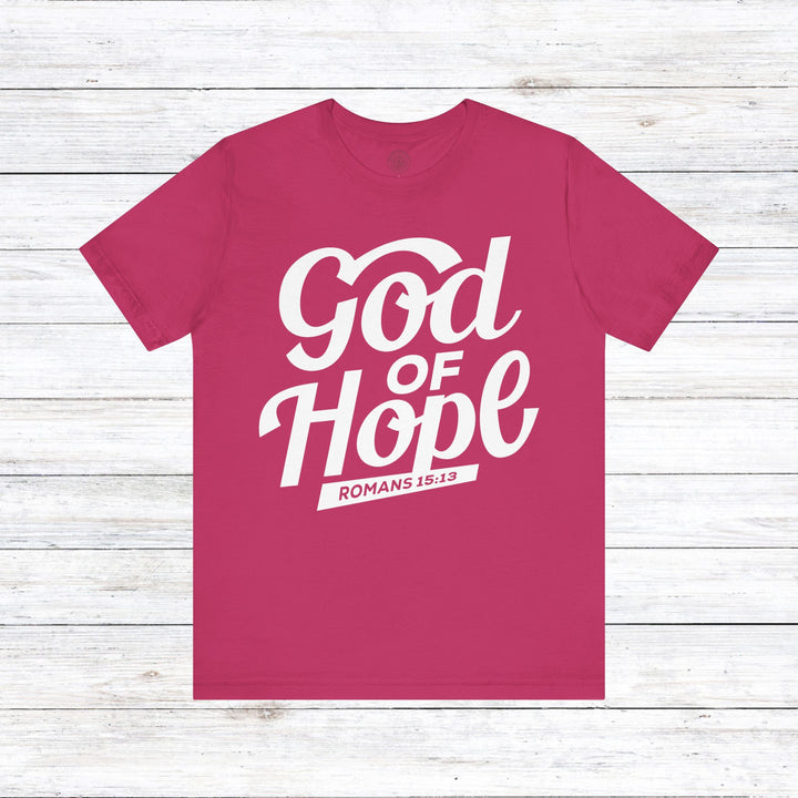 God of Hope  Unisex T-Shirt T-Shirt Berry S 