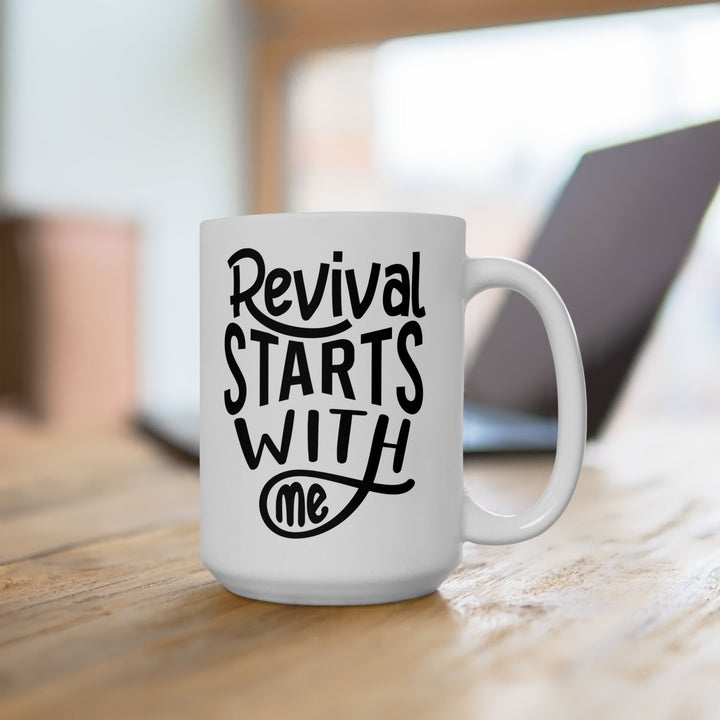 Christian Coffee Mug Revival Starts With Me Ceramic Mug   