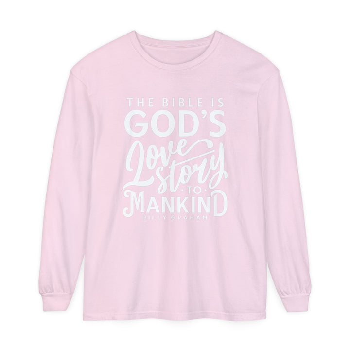 God's Love Story Long Sleeve Shirt Long-sleeve Blossom S 