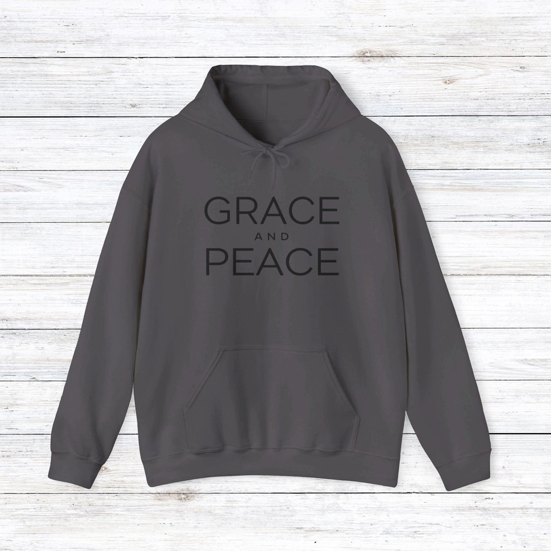 Grace and Peace Hoodie Hoodie Charcoal S 