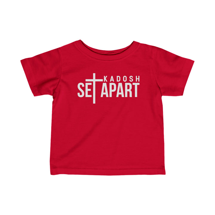 Set Apart Kadosh Baby Tee Kids clothes Red 6M 