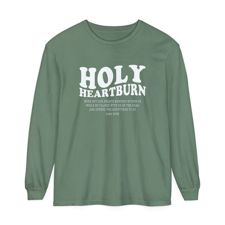 Holy Heartburn Long Sleeve Shirt Long-sleeve Light Green S 