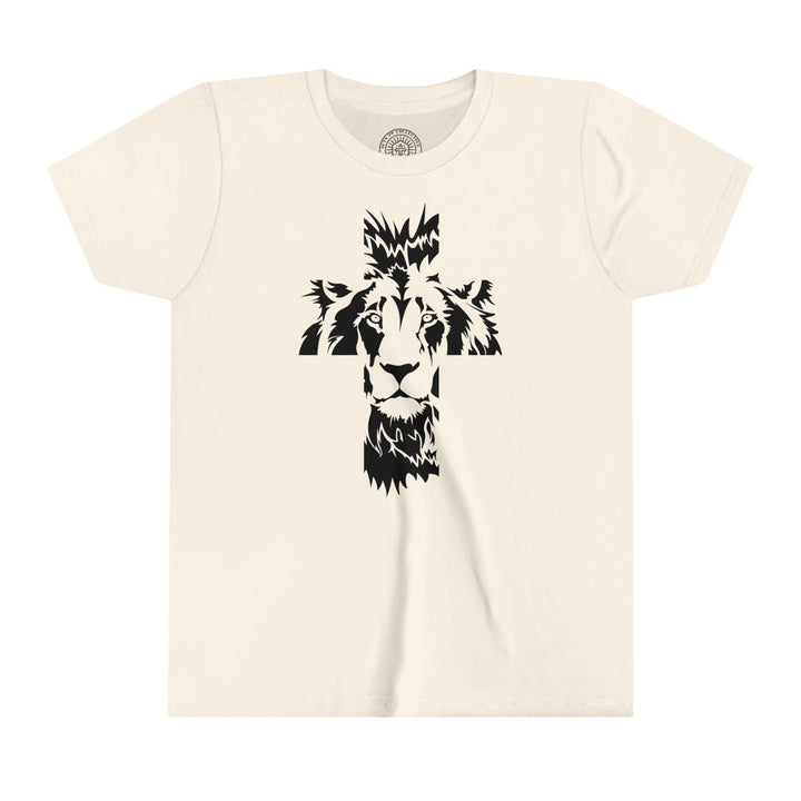 Aslan Cross Youth T-shirt Kids clothes Natural S 