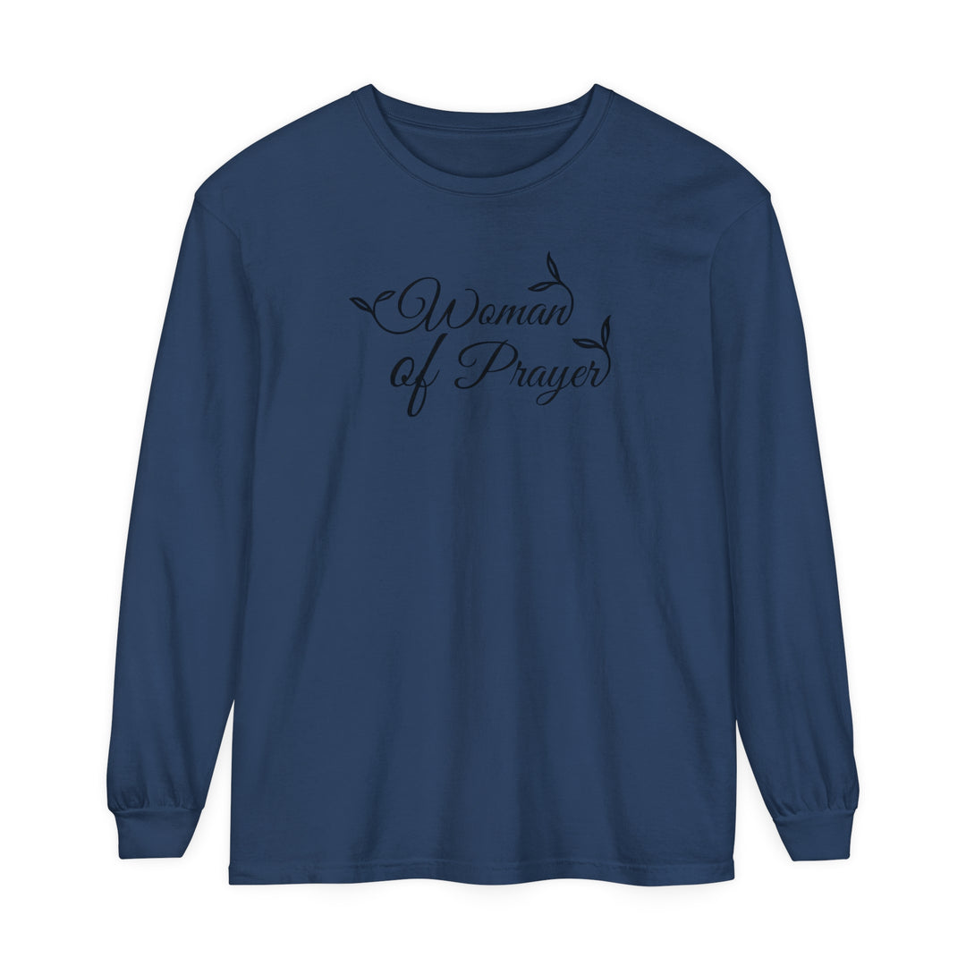 Woman of Prayer Long Sleeve Shirt Long-sleeve Midnight S 