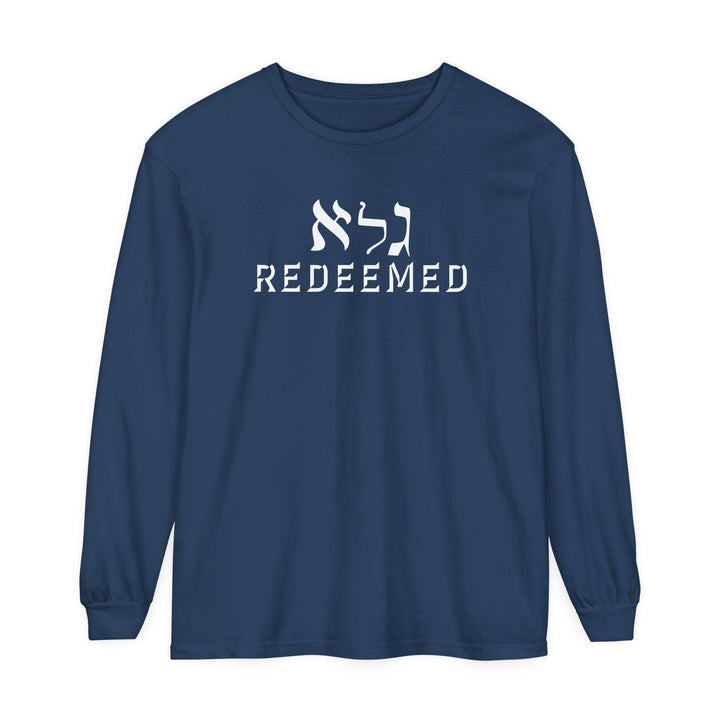 Redeemed Long Sleeve Shirt Long-sleeve Midnight S 