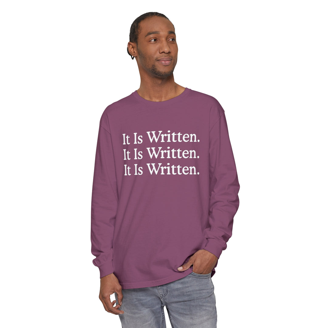 It Is Written Long Sleeve Shirt Long-sleeve   