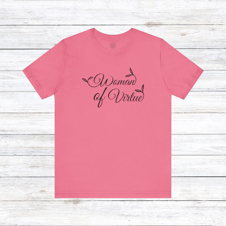 Woman of Virtue Unisex T-Shirt T-Shirt Charity Pink S 