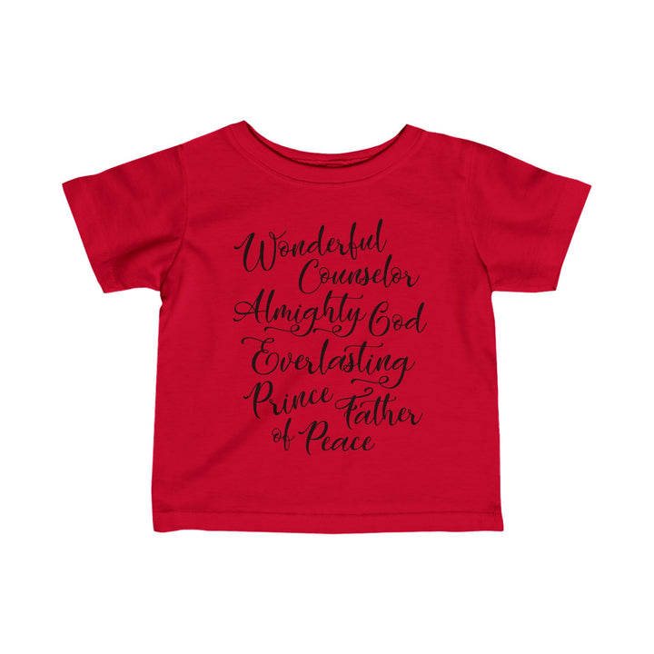 Wonderful Counselor Baby Tee Kids clothes Red 6M 