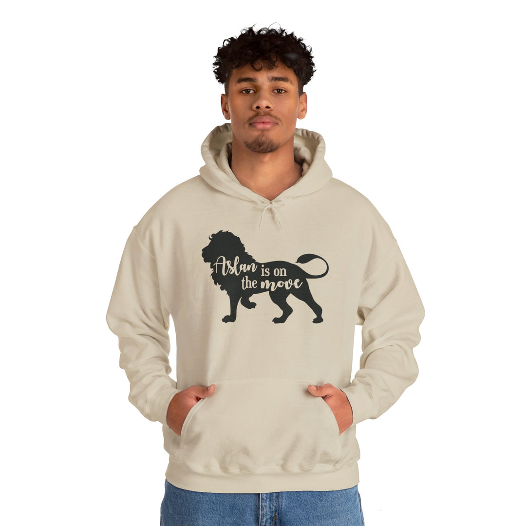 Aslan Is On The Move Hoodie Hoodie   