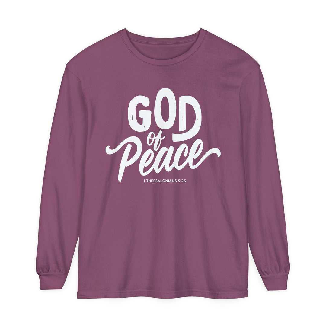 God of Peace Long Sleeve Shirt Long-sleeve Berry S 