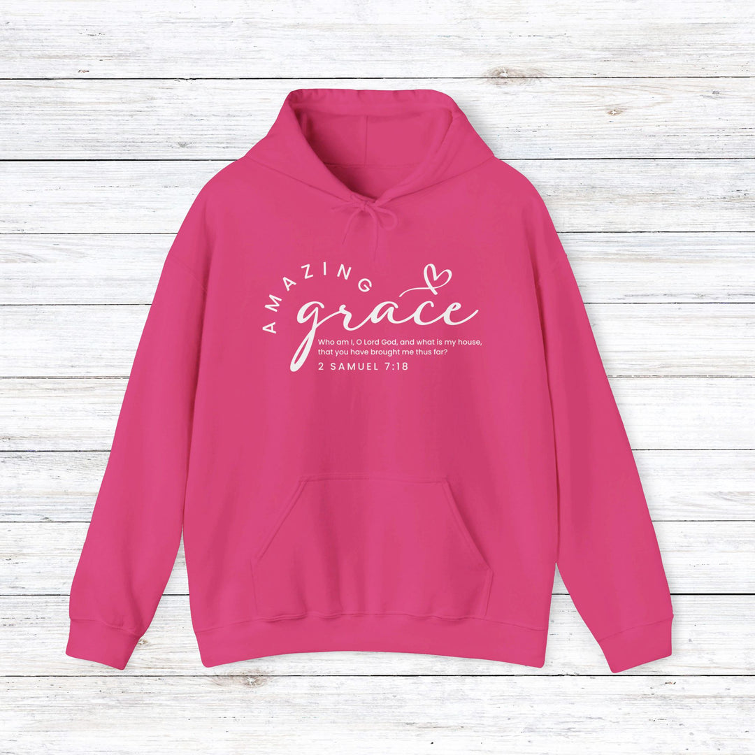 Amazing Grace Heart Hoodie Hoodie Heliconia S 