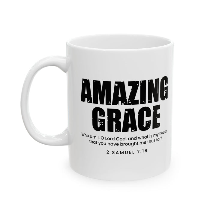 Christian Coffee Mug Amazing Grace Ceramic Mug   