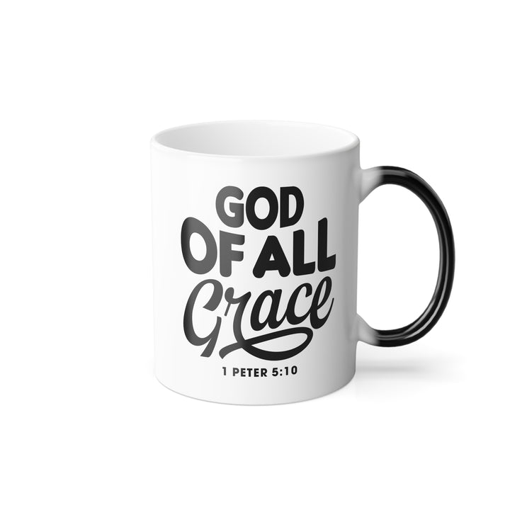 Christian Coffee Mug God of All Grace Color Morphing Mug   