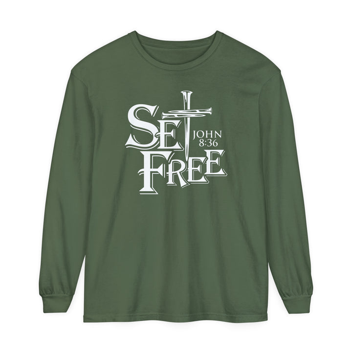 Set Free Long Sleeve Shirt Long-sleeve Hemp S 