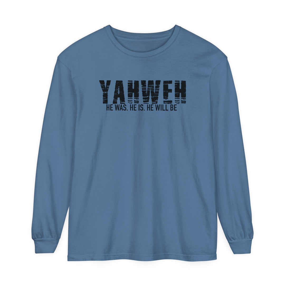 Yahweh Love Long Sleeve Shirt Long-sleeve Blue Jean S 