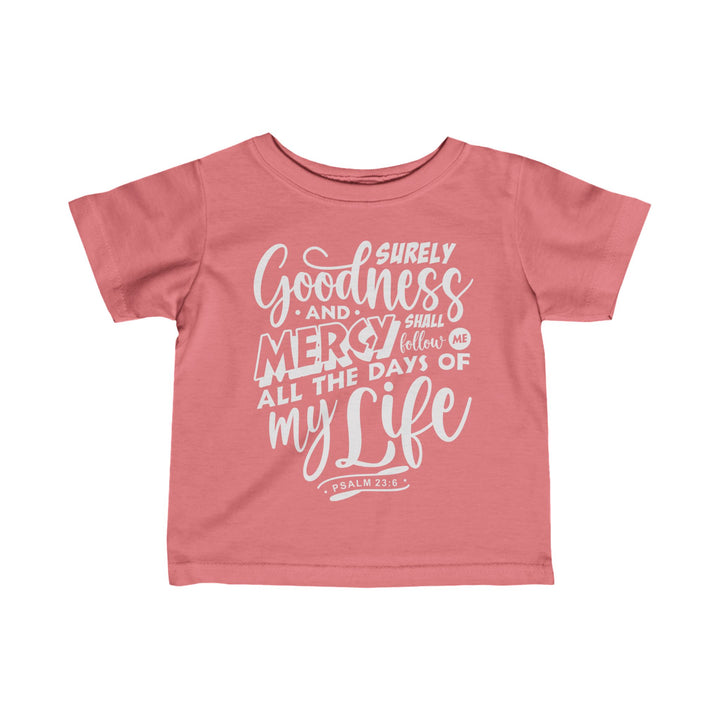 Goodness and Mercy Baby Tee Kids clothes Mauvelous 6M 