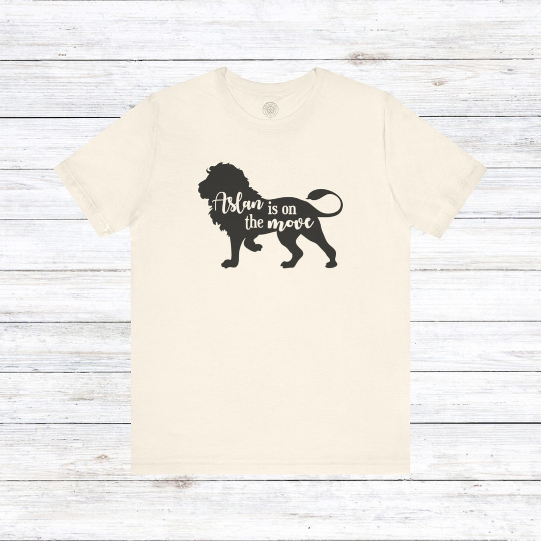 Aslan Is On The Move Unisex T-Shirt T-Shirt Natural S 