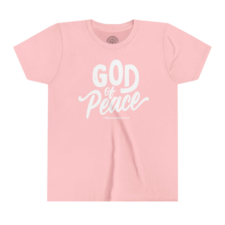 God of Peace Youth T-shirt Kids clothes Pink S 