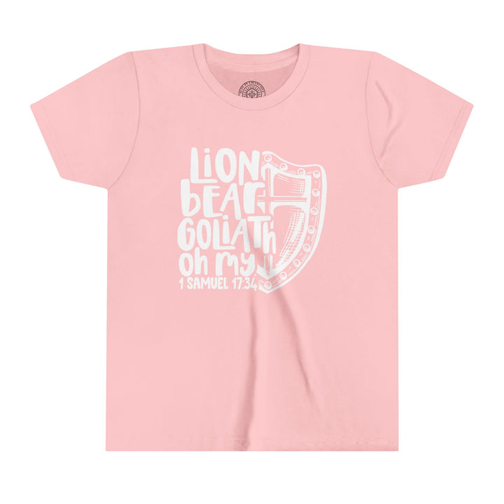 Lion Bear Goliath Oh My Youth T-shirt Kids clothes Pink S 