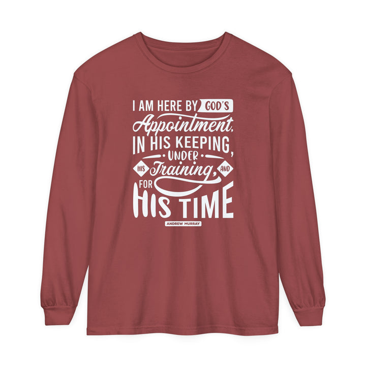 His Time Long Sleeve Shirt Long-sleeve Brick S 