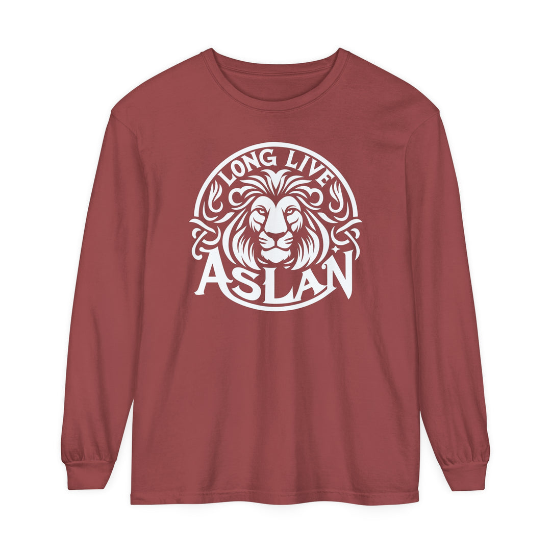 Long Live Aslan Long Sleeve Shirt Long-sleeve Brick S 