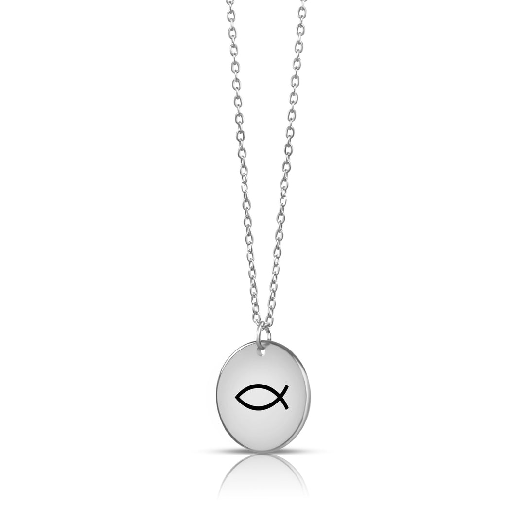 Christian Necklace ΙΧΘΥΣ Pendant Pendant Necklaces