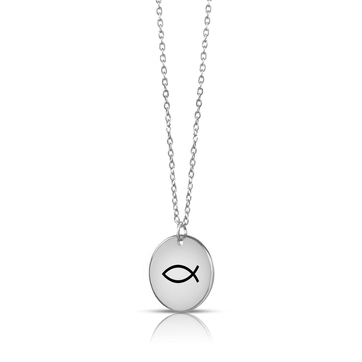 Christian Necklace ΙΧΘΥΣ Pendant Pendant Necklaces