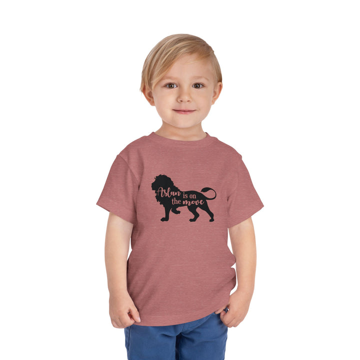 Aslan Is On The Move Toddler Tee Kids clothes   