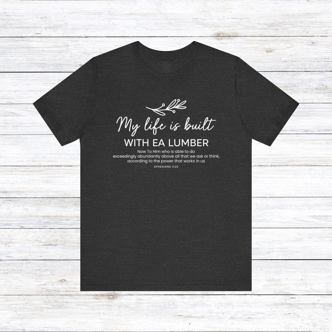 EA Lumber Unisex T-Shirt T-Shirt Dark Grey Heather S 