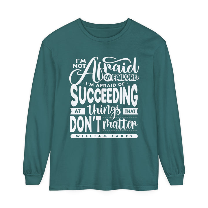 Things That Don't Matter Long Sleeve Shirt Long-sleeve Blue Spruce S 