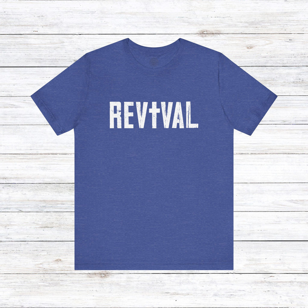 Revival Unisex T-Shirt T-Shirt Heather True Royal S 