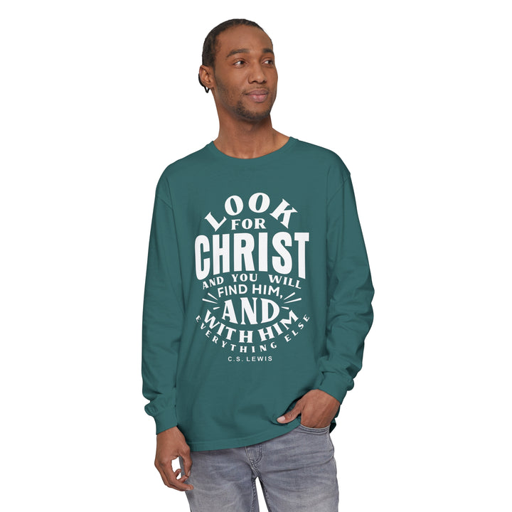 Look For Christ Long Sleeve Shirt Long-sleeve   