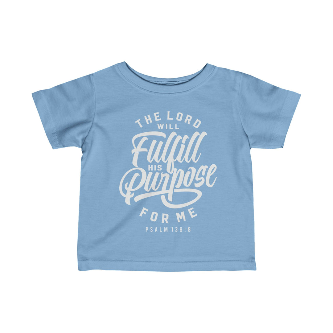 His Purpose Baby Tee Kids clothes Light Blue 6M 