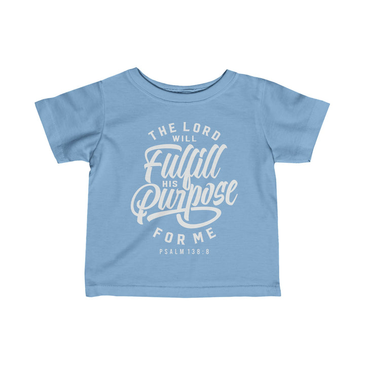 His Purpose Baby Tee Kids clothes Light Blue 6M 