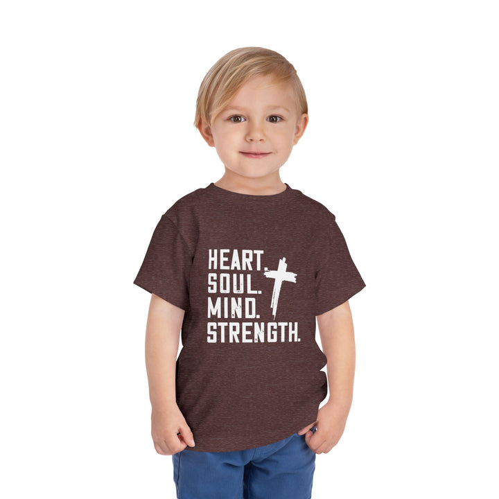 Heart Soul Mind Strength Toddler Tee Kids clothes   