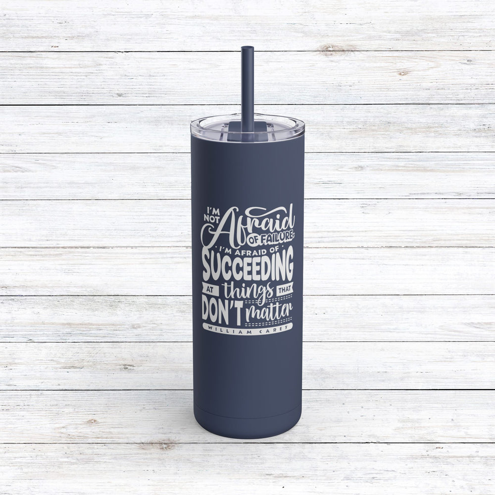 Christian Tumbler Things That Don't Matter Mug Indigo 20oz Matte