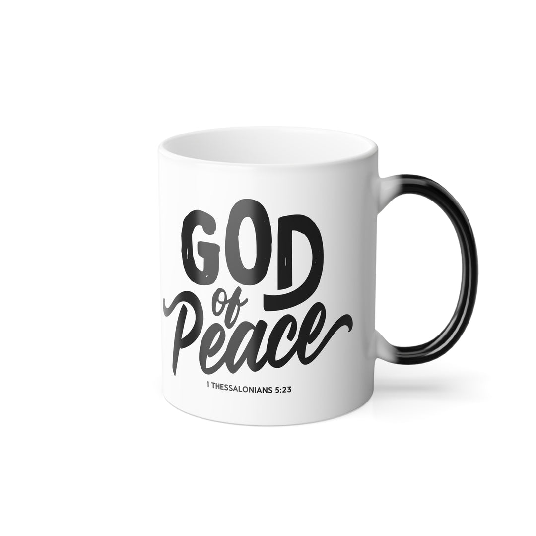 Christian Coffee Mug God of Peace Color Morphing Mug 11oz  