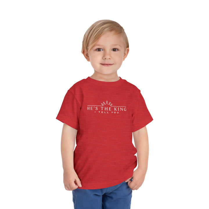 He's The King Toddler Tee Kids clothes   