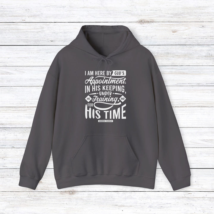 His Time Hoodie Hoodie Charcoal S 