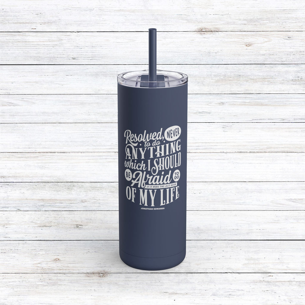 Christian Tumbler Last Hour Mug Indigo 20oz Matte